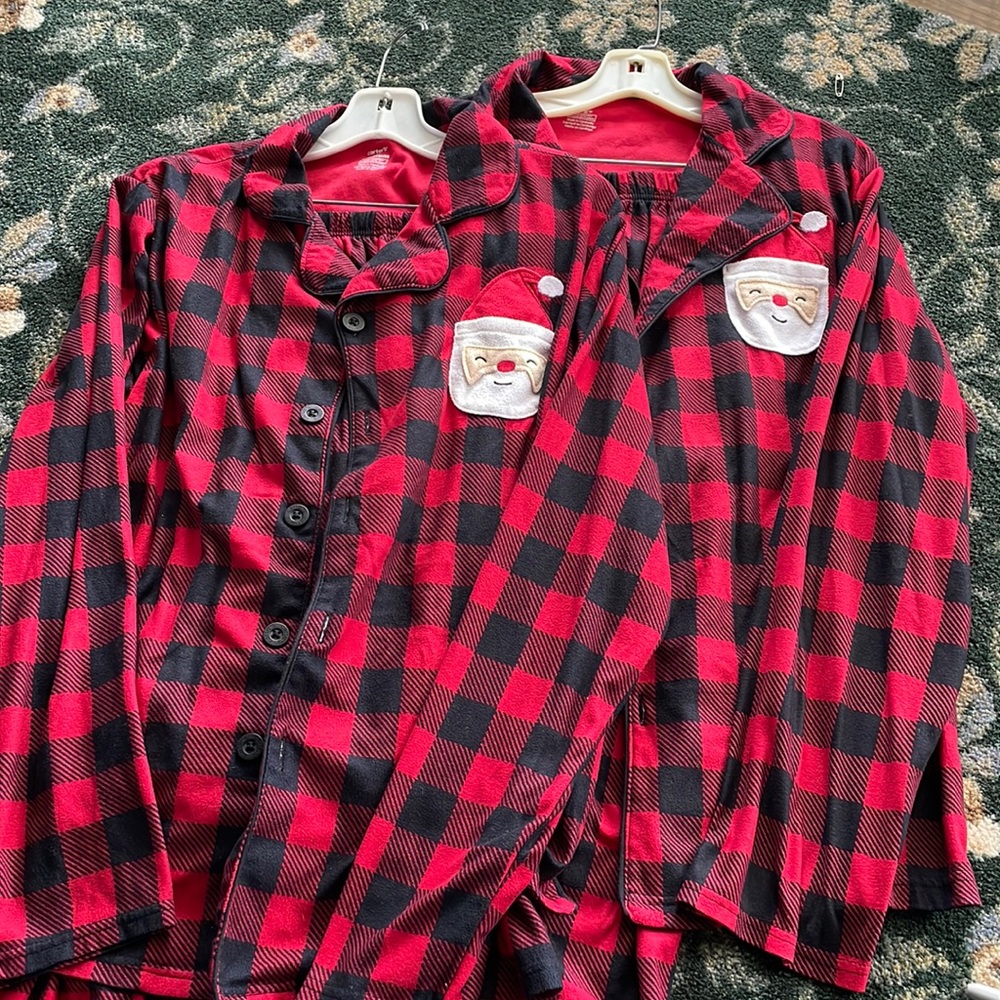 M & L & 24M Christmas PJs